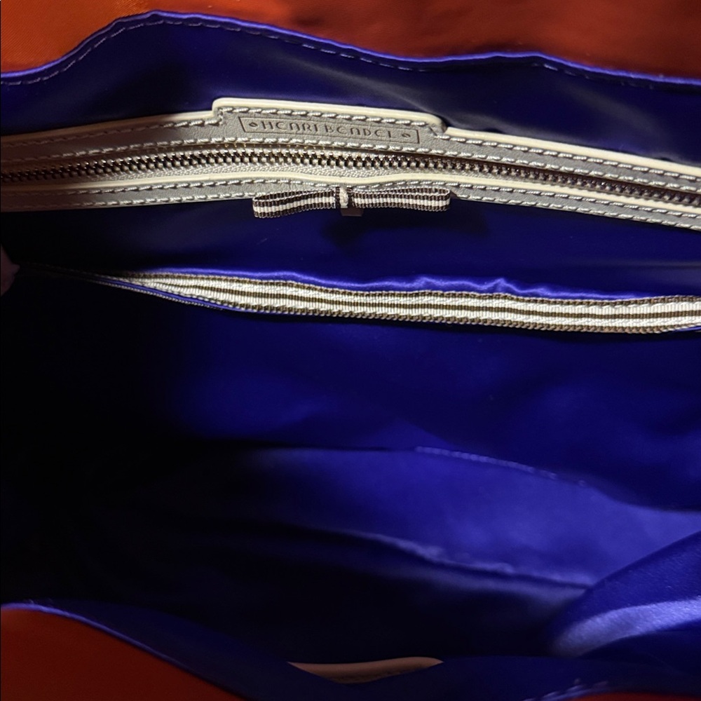 Henri Bendel Jetsetter Backpack With Patche’s with initials KAM BNWT RARE - Picture 10 of 10